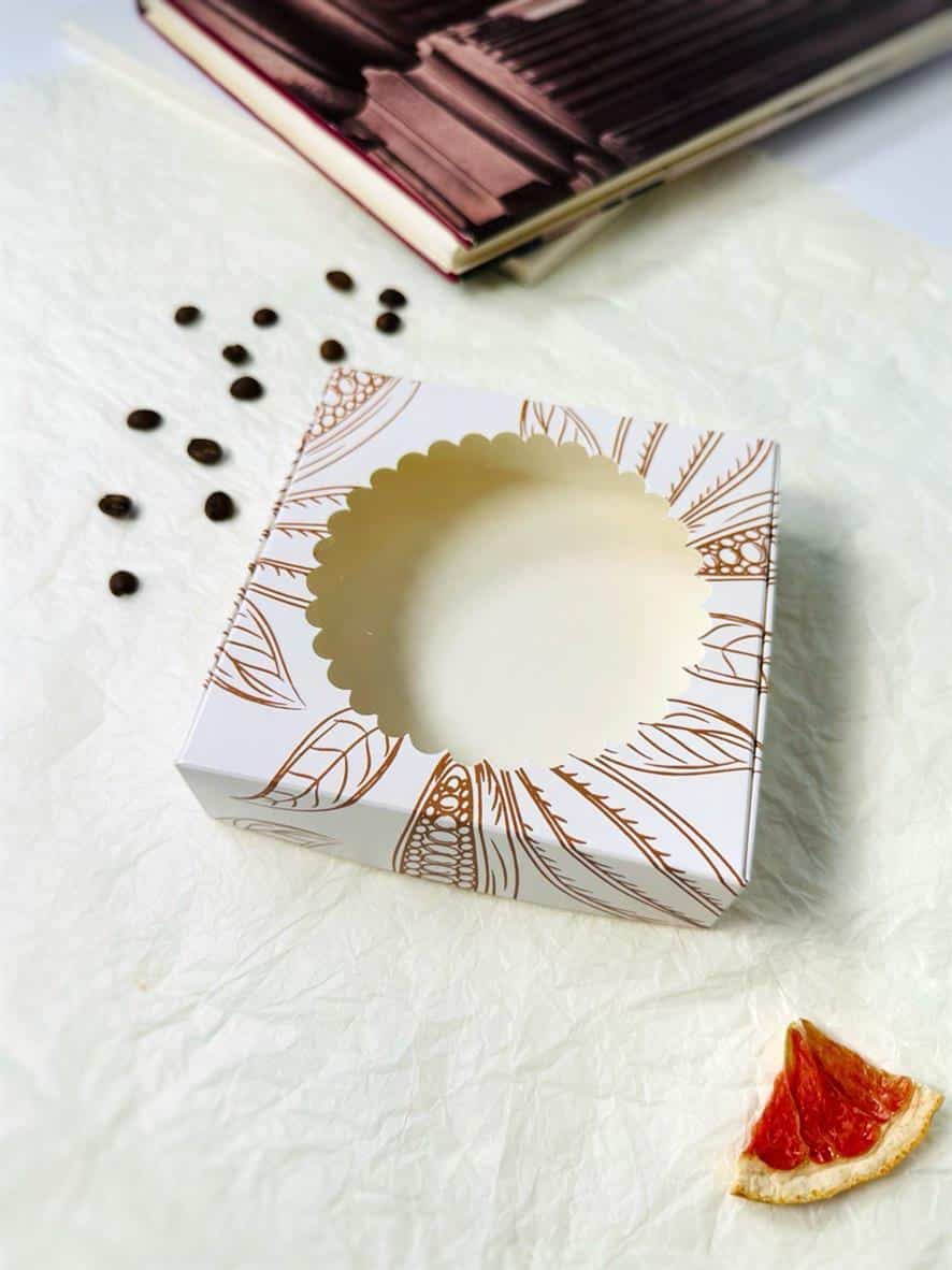 Упаковка под печенье/пряник/мармелад/пончик, Какао-бобы — изображение 3